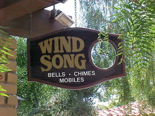 Wind Song San Diego Sign