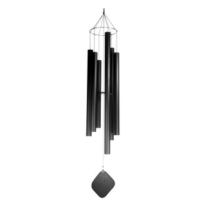 Music of the Spheres Gypsy-Mezzo wind chime GM,Powder coated black matte,Temperd